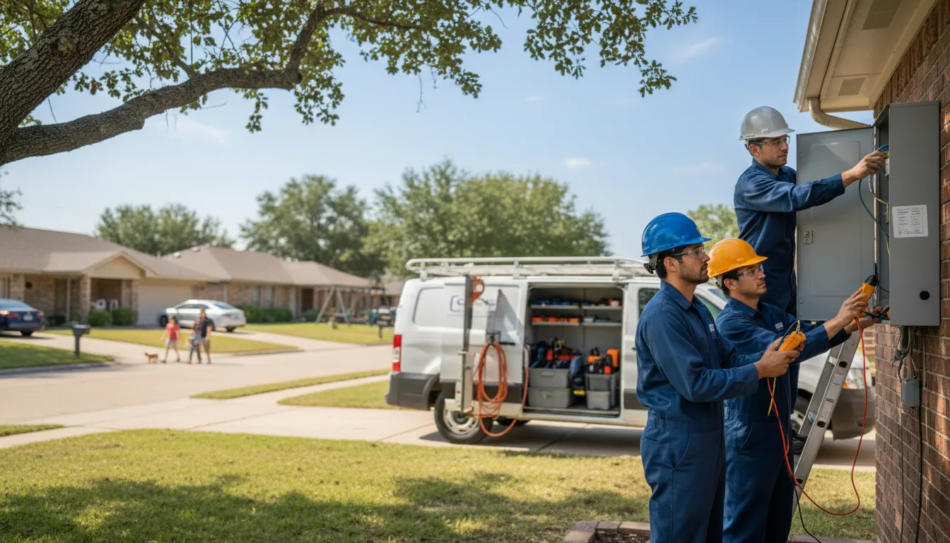 Certified electrician providing emergency electrical services in Kenvir, KY